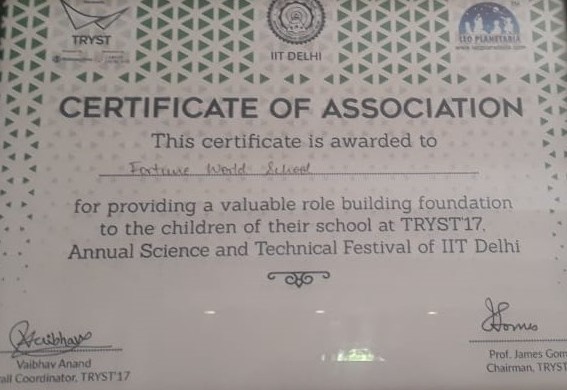 Certificate of association